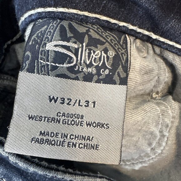 Silver Jeans Co Camden Women’s Denim Jeans Blue W32 L31 Stretch Low Rise Stretch - Picture 7 of 8